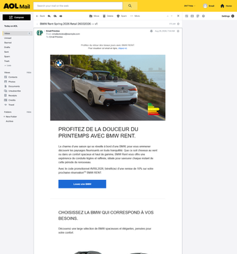 Rendu AOL.com Firefox