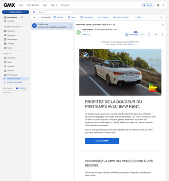 Rendu GMX Chrome
