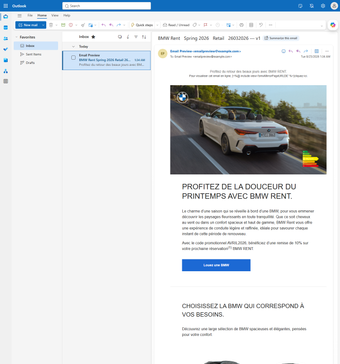Rendu Microsoft365.com Chrome