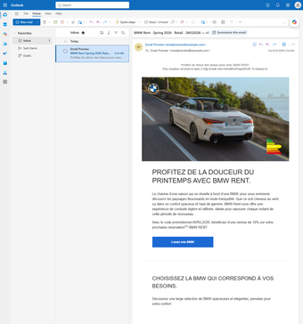 Rendu Microsoft365.com Edge