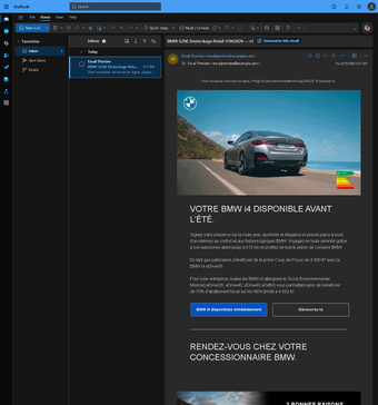 Rendu Microsoft365.com Chrome