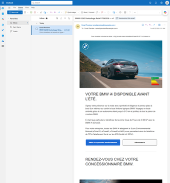 Rendu Microsoft365.com Edge
