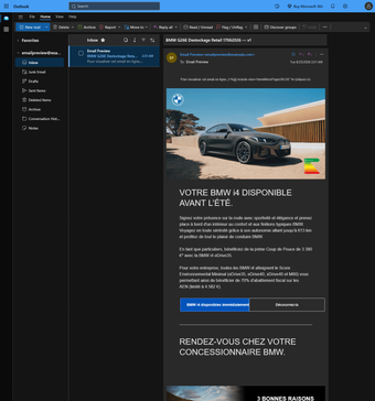 Rendu Outlook.com Firefox
