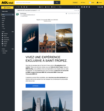 Rendu AOL.com Firefox