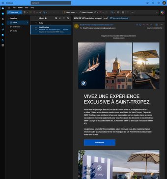 Rendu Microsoft365.com Edge