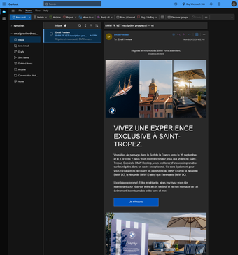 Rendu Outlook.com Firefox