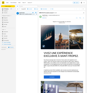 Rendu Web.de Firefox
